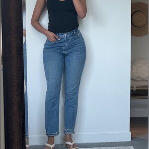 Abercrombie & Fitch Blue Straight Leg Jeans